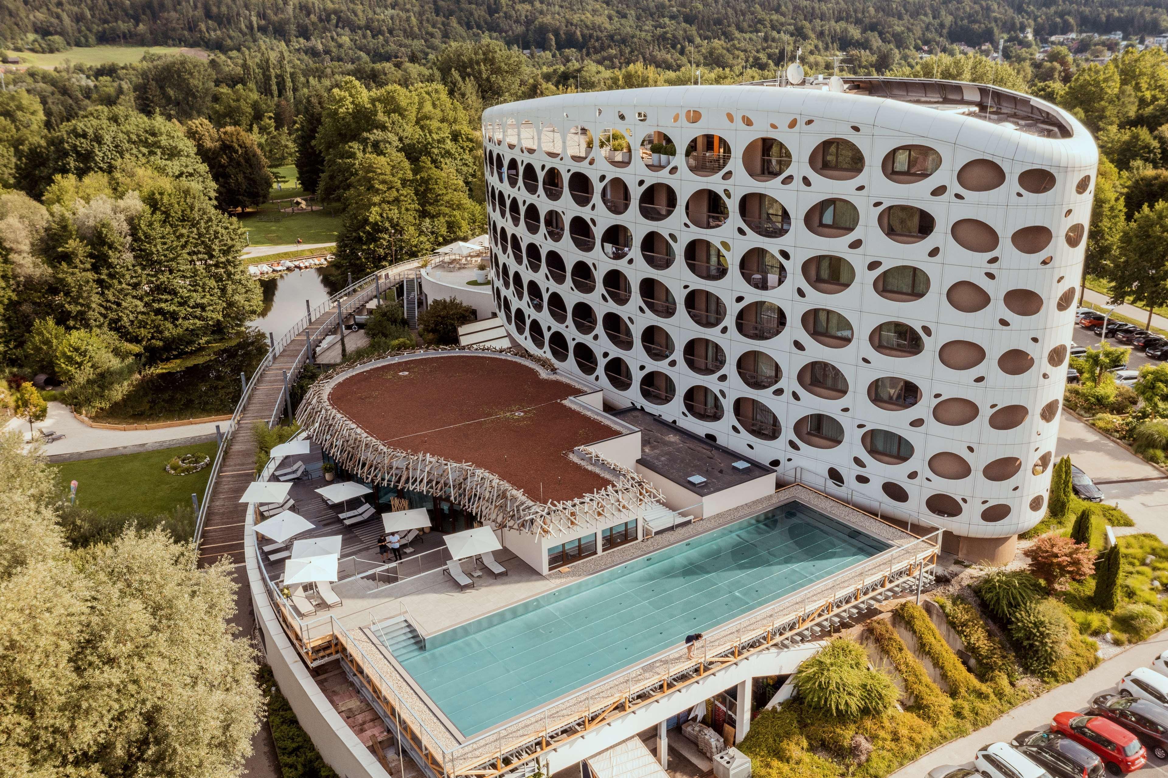 Seepark Hotel de Congresos y Spa Klagenfurt am Woerthersee Exterior foto
